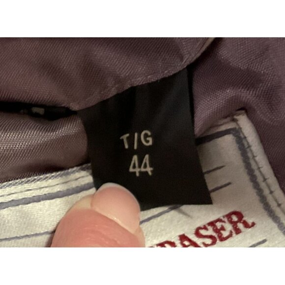 Harris Tweed Mens Sport Coat Gray Hand Woven In Scotland Jack Fraser 44R Wool - Picture 6 of 6